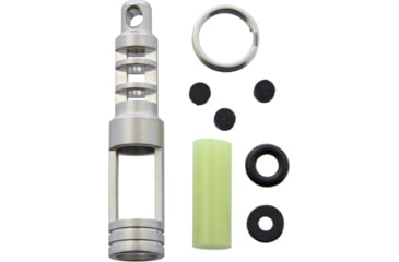 Image of TEC Accessories Chain Reaction Isotope Fob, 1.66 overall, TEC green glow pellet, TEC-SCR-EG