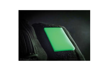 Image of TEC Accessories Embrite Beacon Morale Patch, 2in X 3in X 0.19in, Hook And Loop Attachment, Green, EMP-001-G