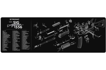 Image of TekMat 36in Printed Gun Cleaning Mat Sig Sauer 556, Black, TEK-36-SIG556