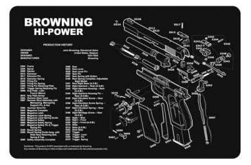 Image of Tekmat Armorers Bench Mat 11''x17'' Browning Hi-power