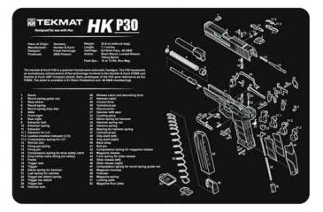 Image of Tekmat Armorers Bench Mat 11''x17'' Heckler &amp; Koch P30