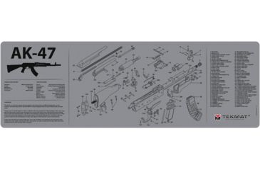 Image of Tekmat Armorers Bench Mat 12''x36'' Ak-47 Grey