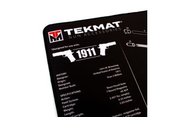 Image of Tekmat Armorers Bench Mat Ultra 15x20 1911 Black