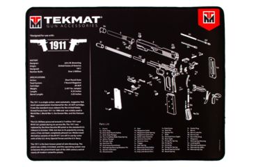 Image of Tekmat Armorers Bench Mat Ultra 15x20 1911 Black
