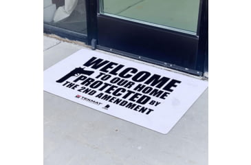 Image of TekMat Door Mat, 2nd Amendment, Black, 25x42 TEK-42-2AMENDMENT-U
