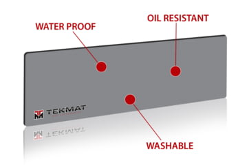 Image of TEKMAT LOGO GREY - 12X36IN 324AF3C0
