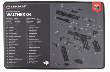 Image of TekMat TEKR17WALQ4SF Walther Q4 SF Cleaning Mat
