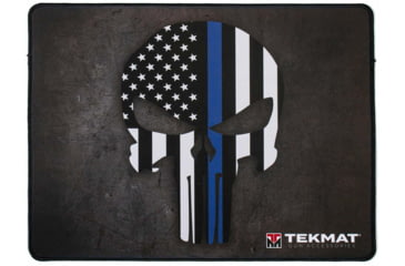 Image of TekMat Ultra 20 - Punisher Blueline Gun Cleaning Mat, Punisher Blueline, TEK-20-PUNISHER-BL
