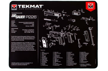 Image of TekMat Ultra 20 - Sig Sauer P226 Gun Cleaning Mat, Black, TEK-20-SIGP226