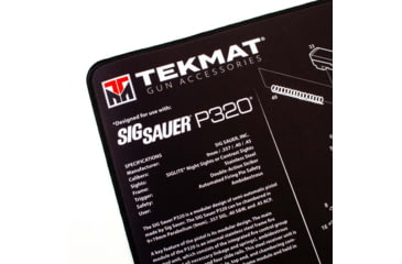 Image of TekMat Ultra 20 - Sig Sauer P320 Gun Cleaning Mat, Black, TEK-20-SIGP320