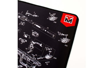 Image of TekMat Ultra 20 - Smith and Wesson MP Gun Cleaning Mat, Black, TEK-20-SW-MP