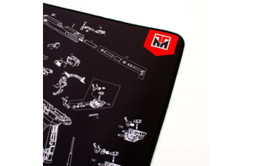 Image of TekMat Ultra 20 - Smith and Wesson MP Shield Gun Cleaning Mat, Black, TEK-20-SW-MP-SHIELD