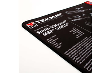 Image of TekMat Ultra 20 - Smith and Wesson MP Shield Gun Cleaning Mat, Black, TEK-20-SW-MP-SHIELD