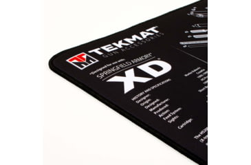 Image of TekMat Ultra 20 - Springfield Armory XD Gun Cleaning Mat, Black, TEK-20-XD