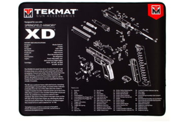 Image of TekMat Ultra 20 - Springfield Armory XD Gun Cleaning Mat, Black, TEK-20-XD