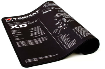 Image of TekMat Ultra 20 - XD Mod 2 Gun Cleaning Mat, Black, TEK-20-XDMOD2