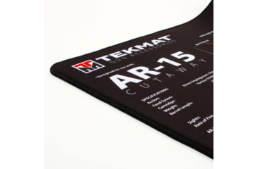 Image of TekMat Ultra 44 - AR-15 -Cut Away Cleaning Mat, Black Cutaway, TEK-44-AR15-CA