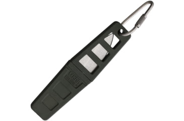 Image of Tekna Xtra Edge OD Fixed Blade Knife, 3.5in Overall, 1.38in Satin 420HC Stainless Steel Blade, OD Green Teknalon CFTRP Handle/Sheath, TEK-XE-G