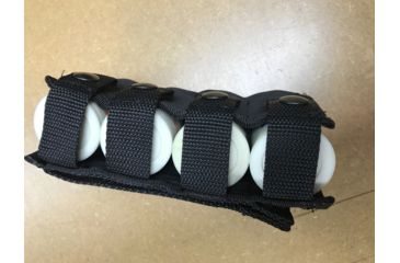 Image of Telor Tactical 40mm Less Lethal 4-Round Carrier for MOLLE/Belt, Black TTNL-70001
