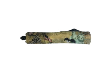 Image of Templar Knife Gen II Slim Liberty OTF Knife, 3.5in, Dagger, Black, M-LIB-13-1