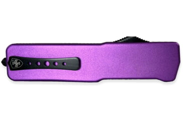 Image of Templar Knife Premium Lightweight Slim Anodized Purple OTF Knife, 3.25in, Aluminum, Drop, Black D2, MA-AP-32-1
