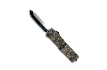 Image of Templar Knife Premium Weighted Small Zinc Mossy Oak Bottomland OTF Knife, 3in, Drop, Black D2, SZ-MOB-32-1