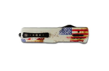 Image of Templar Knife Premium Weighted We The People OTF Knife, 3.55in, Drop, Black D2, LZ-WTP-32-1