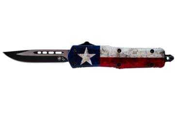 Image of Templar Knife Gen II Small Captain OTF Automatic Folding Knife, 2.75in, D2, Drop Point Blade, Black Finish, Metal Alloy Handle, S-CAP-33-1