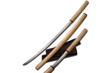 Image of Ten Ryu Fixed Blade, 41in, Carbon Steel Blade, Natural Wood Handle TR-025WD