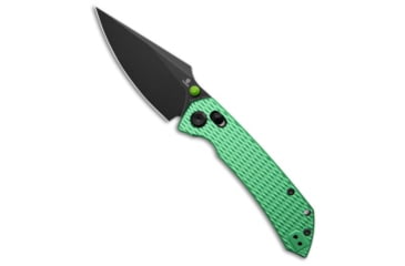 Image of Tenable Knives Tenable Fenrir Crossbar Lock Knife Green Diamond Al 3.4" Black SW, Green, Nitro-V, adult, BHQ-230018