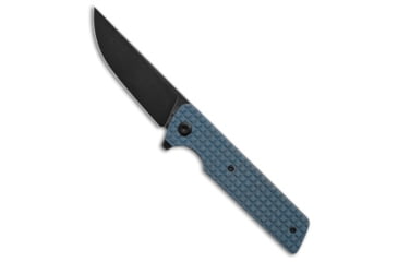 Image of Tenable Knives Anomaly Folding Knife, 3.14in, Nitro V Steel, Micarta, Blue Handle, Blue/Black Gray, 7.29 inch, BHQ-206551