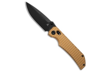Image of Tenable Knives Tenable Knives Eaglestrike Crossbar Lock Knife Bronze Diamond Al 3.7" Black SW, Bronze, Nitro-V, adult, BHQ-223411
