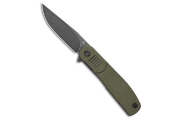 Image of Tenable Knives Einar Folding Knife, 3.13in, Nitro V Steel, Drop Point Blade, G-10, Black/Green Handle, Black/Green/Black Gray, 7.21 inch, BHQ-215986