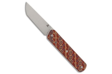 Image of Tenable Knives Tenable Knives Foosa Fixed Blade Knife Vortex Micarta 3.1" SW, Blue/Red, D2, adult, BHQ-234356
