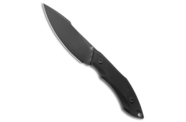Image of Tenable Knives Tenable Knives Luccio Fixed Blade Knife Black G-10 3.8" Black SW, Black, Sandvik 14C28N, adult, BHQ-210905