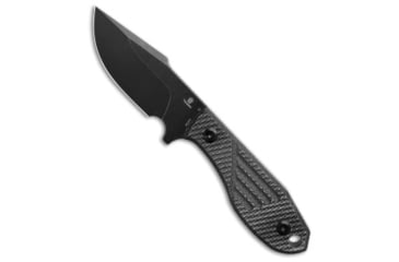 Image of Tenable Knives Tenable Knives Tiny Dancer Fixed Blade Knife Black Micarta 3.17" Black SW, Black, D2, adult, BHQ-219749