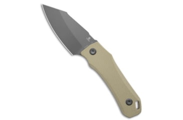 Image of Tenable Knives Tenable Loki Fixed Blade Knife Light Sand G-10 2.87" Gray TiCn, Tan, D2, adult, BHQ-230036