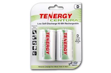 Image of Tenergy Centura 2  D Battery Pack, White 10107