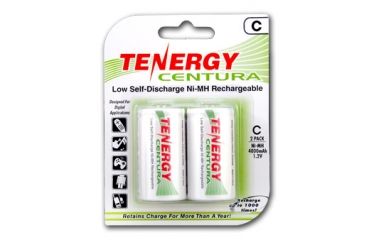 Image of Tenergy Centura Nimh C 2 Battery Pack, White 10207