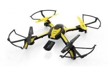 Image of Tenergy Phoenix 6CH WIFI FPV Modular Quadcopter with Collision Avoidance Module, Black/Yellow 61336