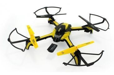 Image of Tenergy Phoenix 6CH WIFI FPV Modular Quadcopter with Collision Avoidance Module, Black/Yellow 61336