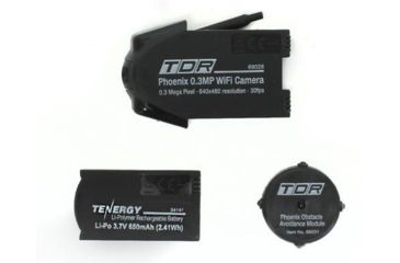 Image of Tenergy Phoenix 6CH WIFI FPV Modular Quadcopter with Collision Avoidance Module, Black/Yellow 61336