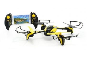 Image of Tenergy Phoenix 6CH WIFI FPV Modular Quadcopter with Collision Avoidance Module, Black/Yellow 61336