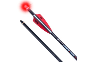 Image of TenPoint Crossbow Technologies Lighted CenterPunch Alpha-Blaze HPX Premium Carbon Arrows, .001in, 20in, Pack of 3, Black, HEA-779.3