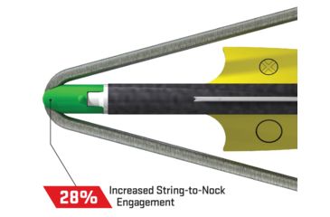 Image of TenPoint Crossbow Technologies Pro Elite White Alpha Nocks 400 Arrows, .003, 20in, Pack of 3, Black, HEA-660.3