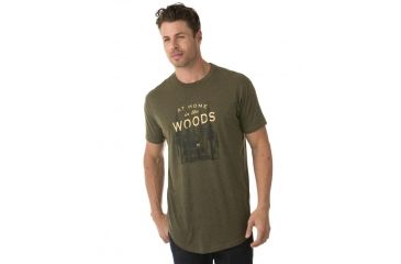 Image of Tentree Home Tri-blend T-shirt, Mens, Olive Night, S SP18-MJHOM-GRN-S