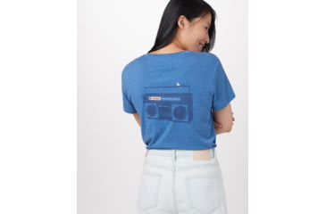 Image of Tentree Forest Mix Short Sleeve T-Shirt - Women's, Blue Jay Blue Heather, L, TCW1719-0444-L