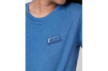 Image of Tentree Forest Mix Short Sleeve T-Shirt - Women's, Blue Jay Blue Heather, L, TCW1719-0444-L