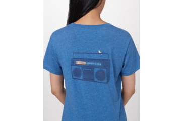 Image of Tentree Forest Mix Short Sleeve T-Shirt - Women's, Blue Jay Blue Heather, L, TCW1719-0444-L