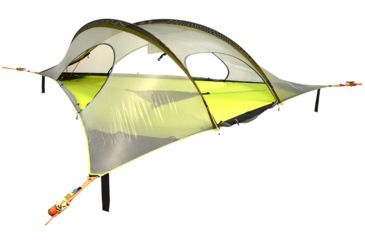 Image of Tentsile Tents Stingray Tree Tent, 3-Person, 880 lbs/ 400 kg Max Weight Capacity, Forest Green, S3FOR